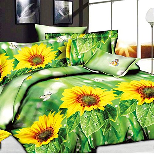 4pcs / set de tournesol papillon 3d print cover...