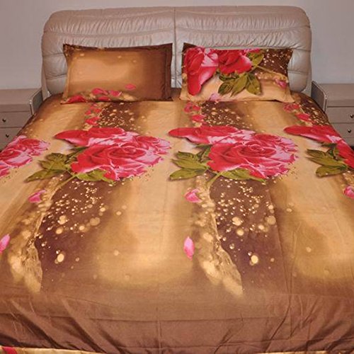 LUFA 4pcs / set rose 3d couverture imprimée ensembles décoratifs romantiques ensembles de literie 200x230 code EAN 0019006218487 