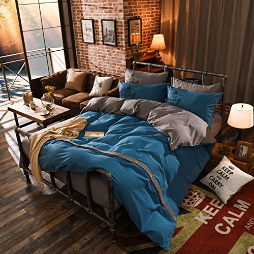 4pcs / set modernes simple double colored liter...