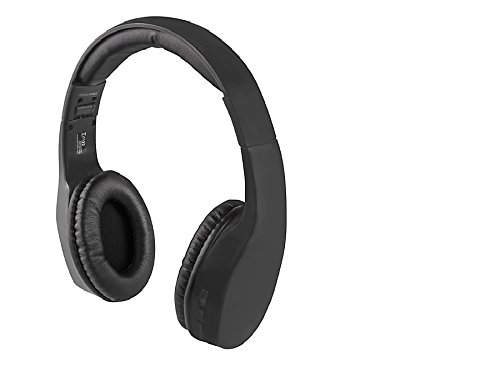 Bluetooth headphones with mic - black