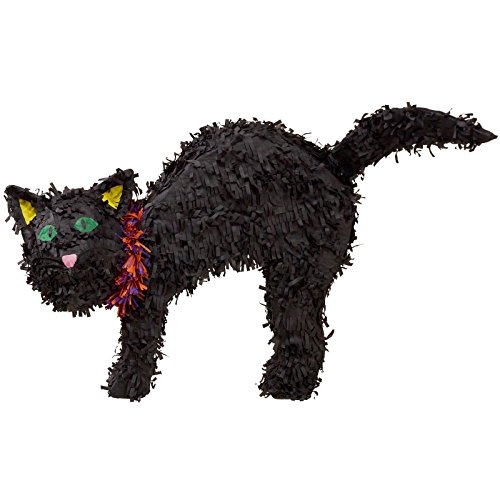 58,4 cm chat coniventional pinata (noir)