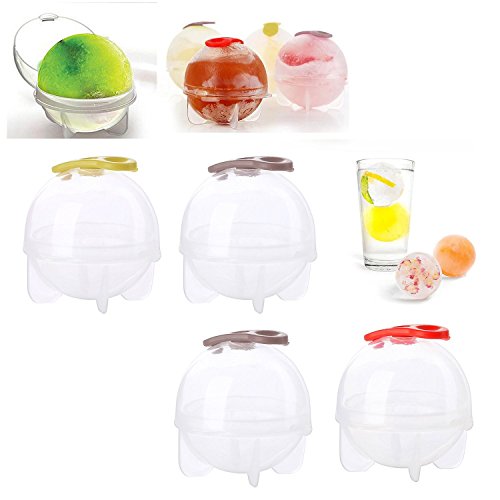 Boules de Glace Fabricant Plateau 4 Grand Sphèr...