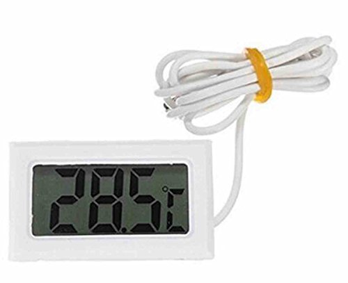 AIMENTE Lcd numérique thermomètre testeur pour aquarium réfrigérateur blanc code EAN 0023437902310 