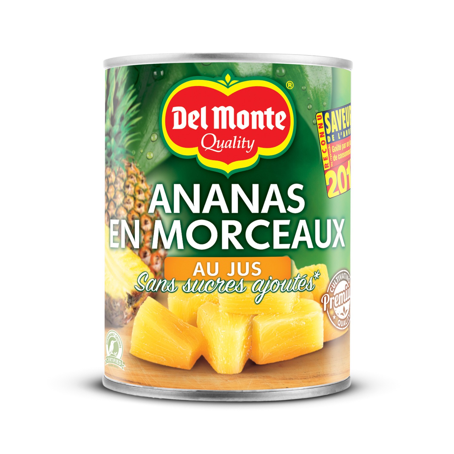 Fruits au sirop ananas en morceaux DEL MONTE