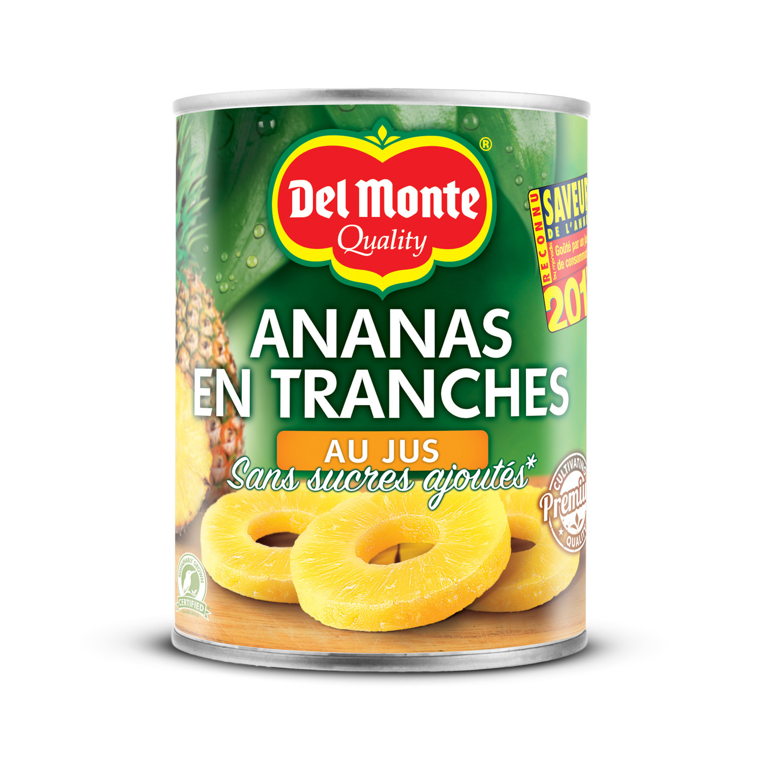 DEL MONTE Fruits au sirop ananas en tranches DEL MONTE code EAN 0024000011859 