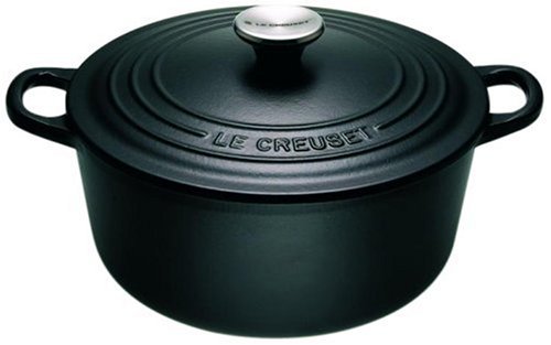 Tradition cocotte en fonte- ronde noir mat 18cm...