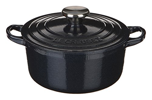 Tradition cocotte en fonte ronde gris minuit ma...