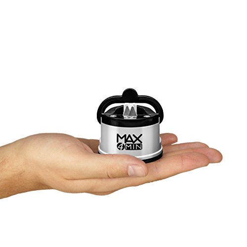 MAX4MIN Aiguiseur de couteaux, affûteur de couteau professionnel pour chefs de cuisine et cuisiniers, le meilleur affûtage pour couteaux dans cours de cuisine, Knife Sharpener, Messerschärfer , MAX4MIN 0024606328474 (0024606328474)