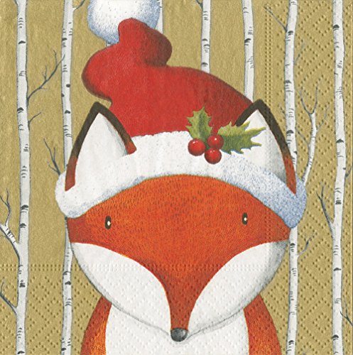 Foxy Fox Entertaining with Caspari Serviettes N...