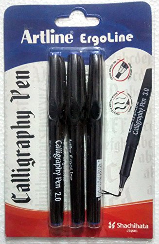 Artline Ergoline Lot de calligraphie Stylo plum...