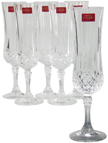 Longchamp verre de champagne 140ml, sans repère...