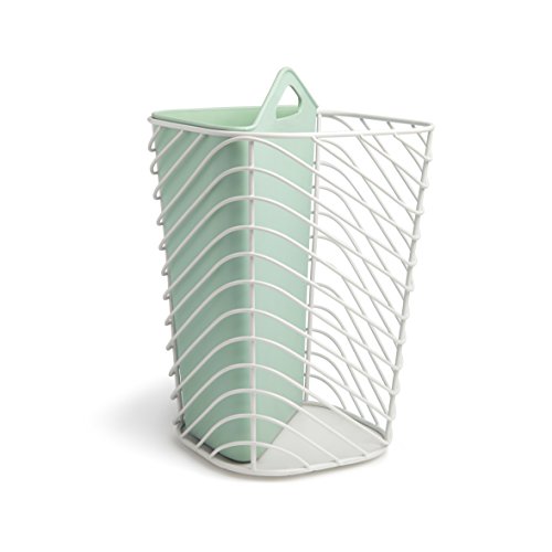 082790-741 couplet poubelle double métal blanc/...