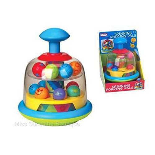 Toupie à boules animées pour bébé