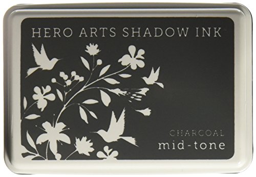 Tampons d'encre anthracite demi-tons, gris