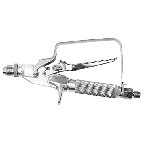 Générique Pulvérisateur de Pistolet Airless en Acier Inoxydable pour Peinture Aérograpihie - Argent code EAN 0030656404853 