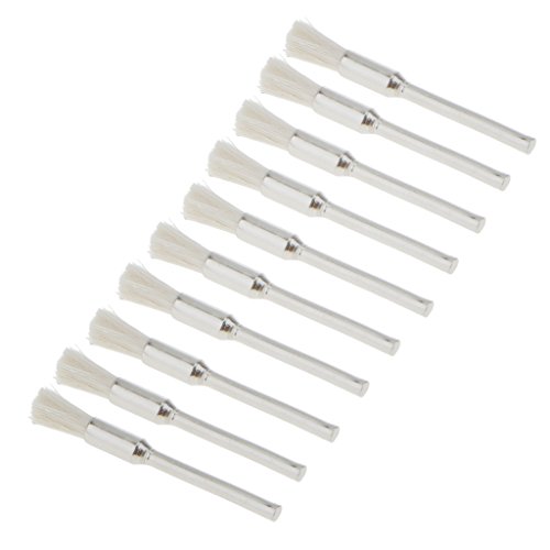 10pcs Brosse de Polissage Lustrage Forme Stylo ...
