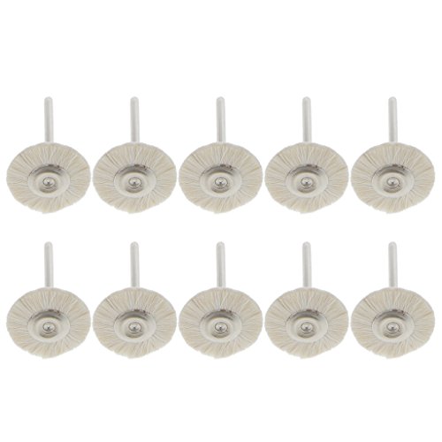 10pcs Brosse de Polissage Lustrage Ronde Outil ...