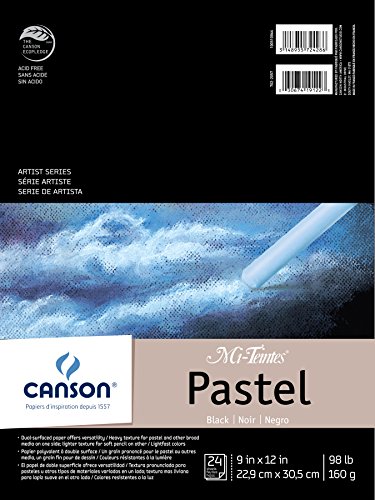 Mi-Tientes Pastel pad 9x12 noir code EAN 0030674191223 
