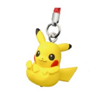 Pokemon Manmaru Round Figure Netsuke~Moblie Cha...