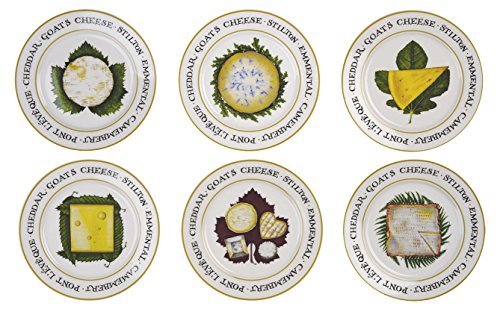 Kitchen Presents and Kitchen Gifts Clare Mackie pour BIA Jeu de 6 assiettes The Cheese Board 0033805142958 (0033805142958)