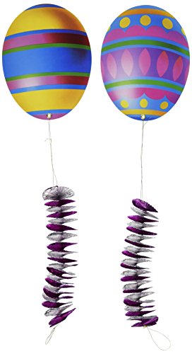 Décorations à suspendre accordéon oeufs de Pâques 0034689407805 Générique