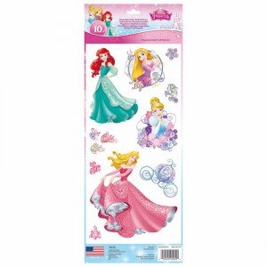 Thedecofactory Stickers Disney Princesses Roommates Repositionnables (10 Stickers) - Enfant - Style : Enfant code EAN 0034878125862 