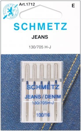 Jean & Denim Machine-aiguilles 16/100 5/Pkg