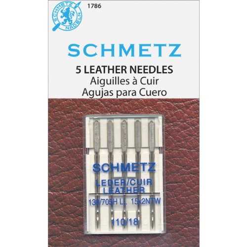 Cuir-Les Aiguilles De Machine 110/18 5/Pkg