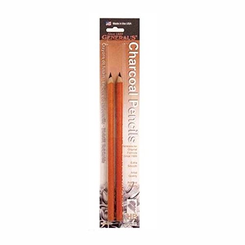 Charcoal Pencils 2/Pkg-HB
