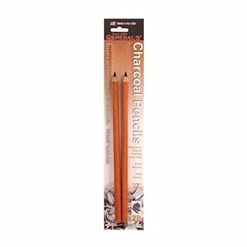 Charcoal Pencils 2/Pkg-4B