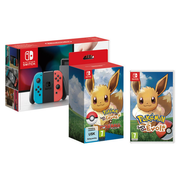  Jeux Switch "Pokemon Lets Go Evoli" + Pokeball  code EAN 0045496423933 