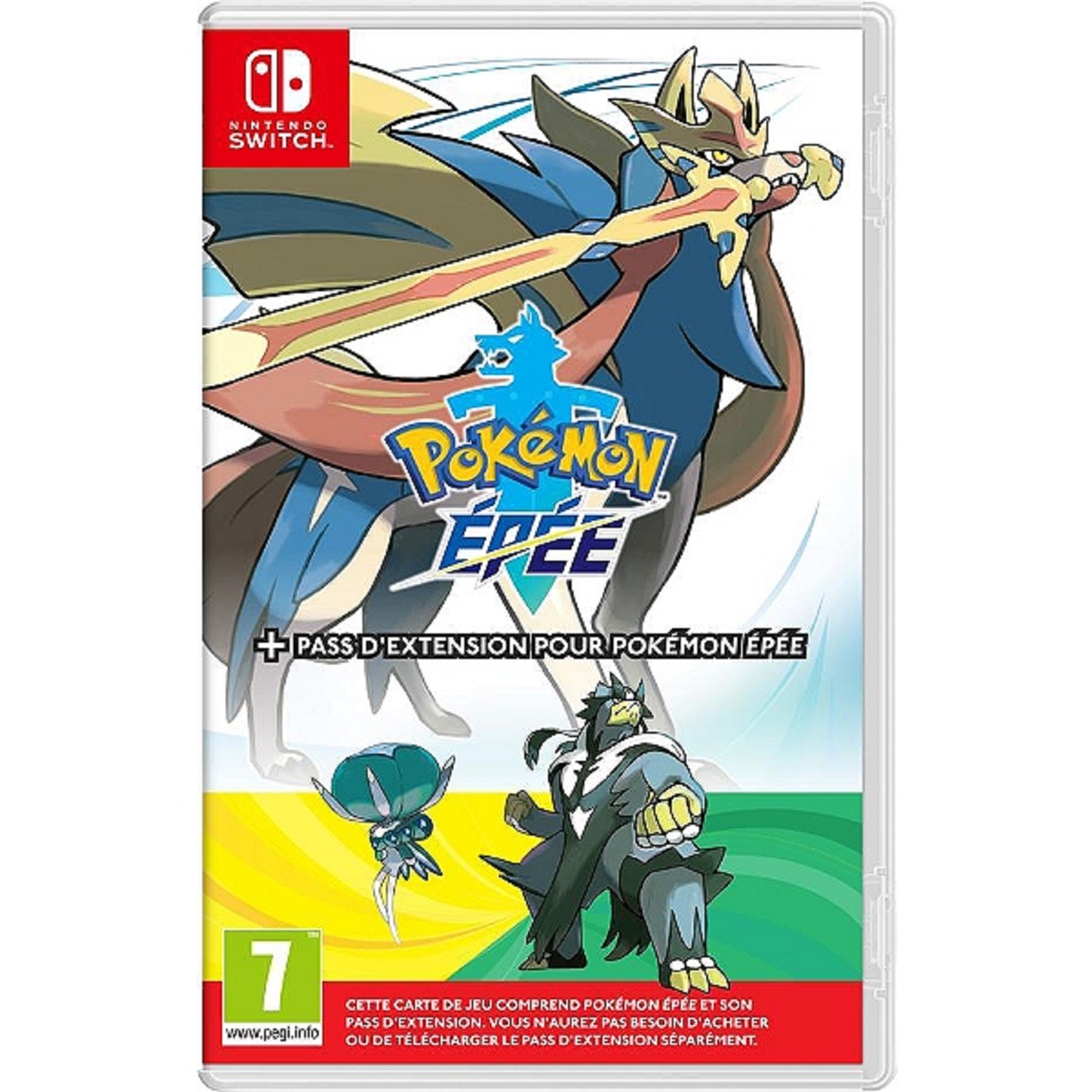 Jeu Pokemon Epee + pass extension Switch NINTENDO
