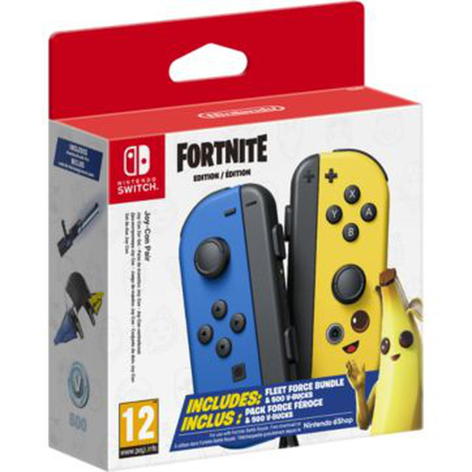 Manette ACC SWITCH PAIRE JOYCON FORTNI 