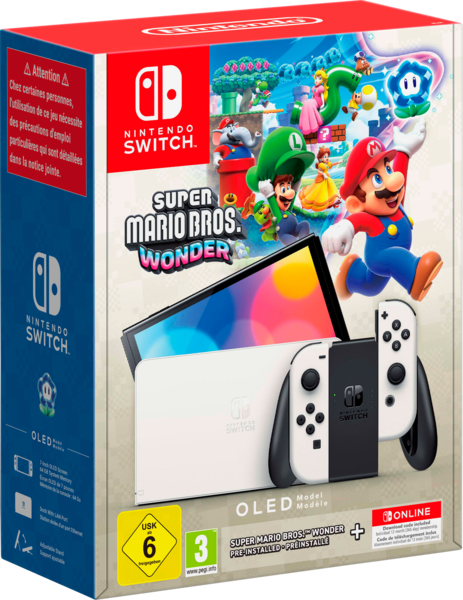  La Console Nintendo Switch Oled Super Mario Bros Wonder code EAN 0045496454074 