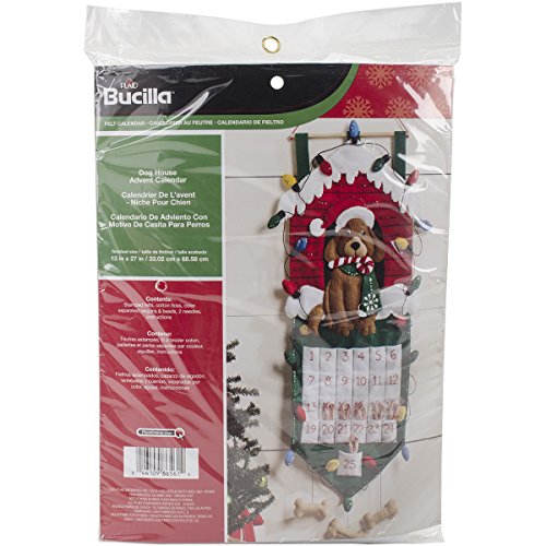 Bucilla Calendrier de l'Avent pour chien Bucilla feutre applique Kit 0046109865614 (0046109865614)