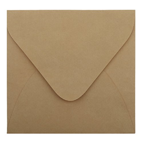 50pcs Enveloppes En Papier Kraft Pour Faire-par...