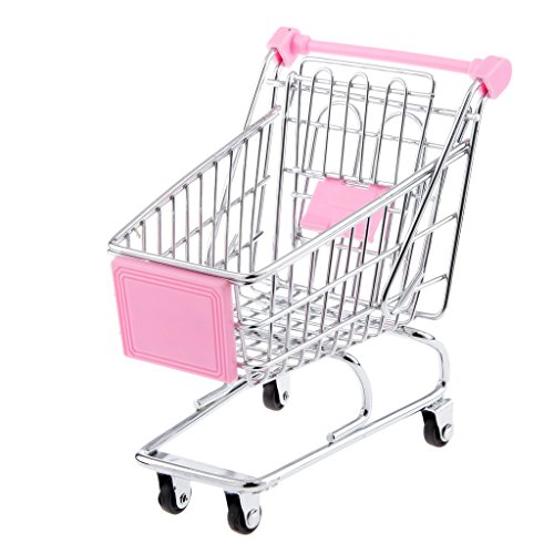Mini-panier Chariot Jouet Taille M Rose