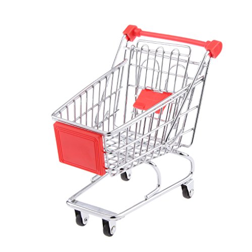 Mini-panier Chariot Jouet Taille M Rouge