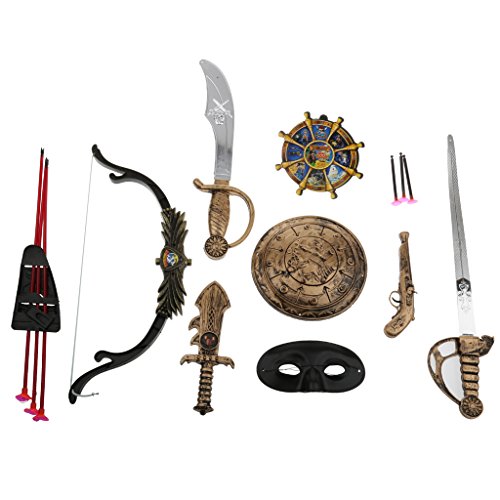 Pirate Epée Masque Pour Les Yeux Pistolet Arc F...