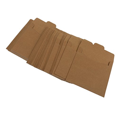 50pcs Brun Kraft Petite Enveloppe pour Faire-pa...