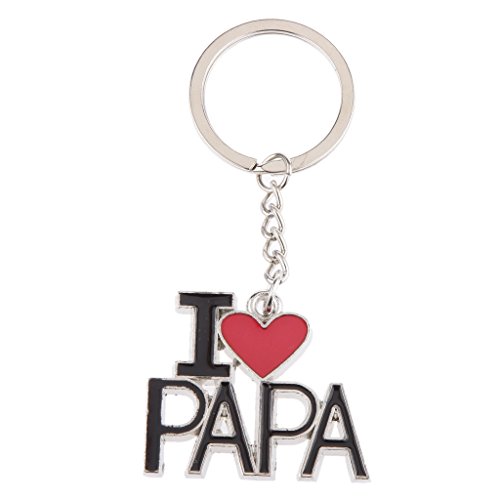 Créatif J'aime Pendentif Lettrage Papa Clé De P...