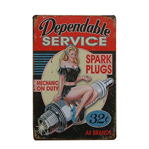 Générique Poster Vintage Signe Plaque Métal Mural Art Café Bar Pub Voiture 20x30cm - #8 code EAN 0047393154446 