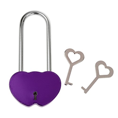 Serrure Amour Romantique Cadenas avec Deux Clés...