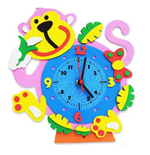 Horloge 3d Main Bricolage Enfants Artisanat Jou...