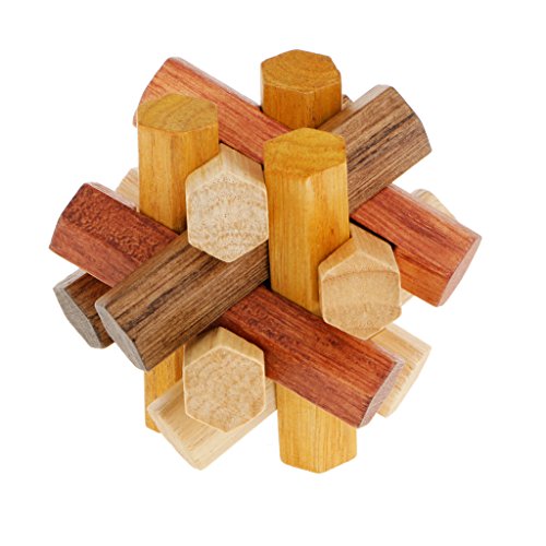 Kongming Jouet En Bois Serrure Chinois Famille ...