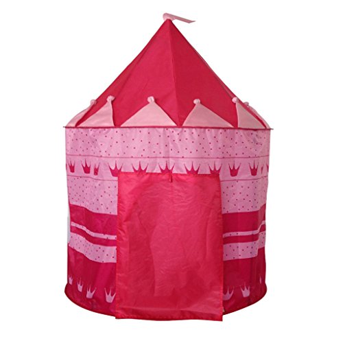 Tente de Jeu Cabane Pop-up Château de Princesse...