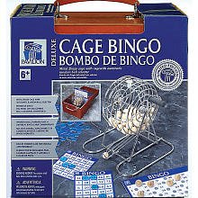 Pavilion Games: deluxe wood bingo set game 0047754105810 (0047754105810)