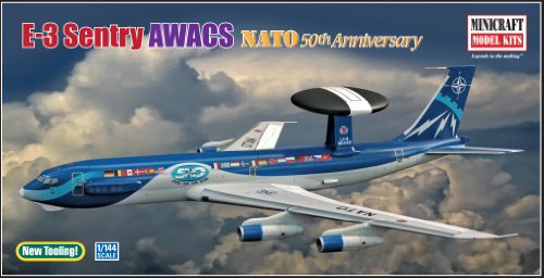 MCR14611 - Minicraft 1:144 - E-3 Sentry AWACS Nato 50th Anniversary 0048051146117 Minicraft