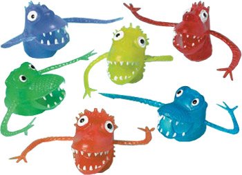 Marionnettes Digitales Monster (Pack De 12)