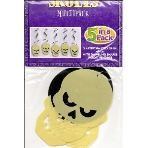 5 décorations à suspendre - tourbillons Hallowe...